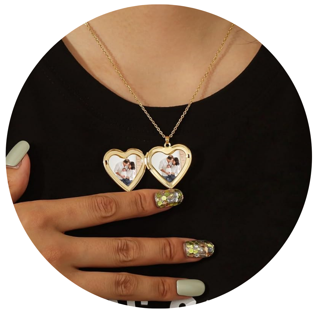 Customize Diamond Heart Necklace