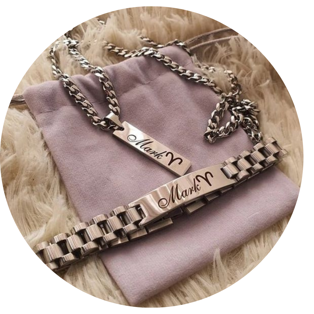 Customize Bangle & Locket Set