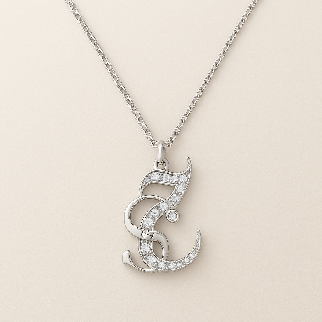 Luxury 24CT Gold Plated Arabic Initial Necklace – Custom Letter Pendant with CZ Stones – Personalized Islamic Jewelry for Women & Girls