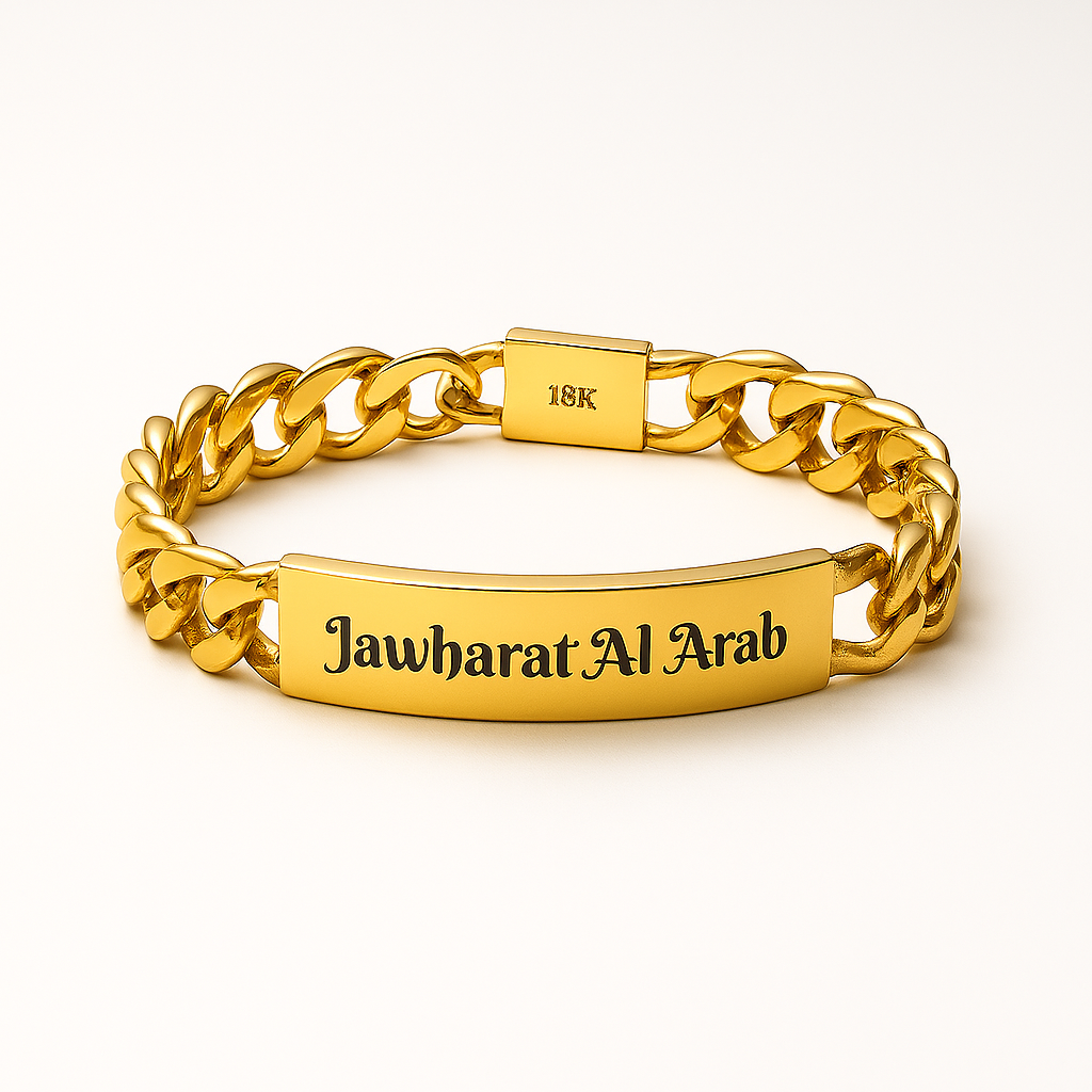 Gold Custom Name Bracelet – Luxury Cuban Chain