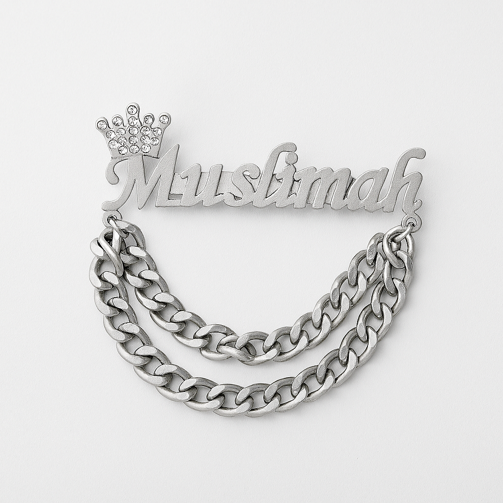Custom "Your Name" Brooch – Gold Plated Personalized Pin