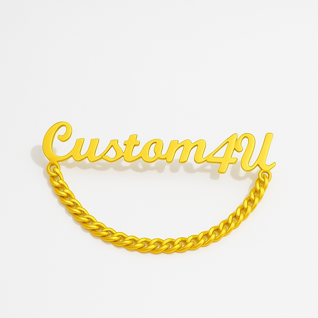 Custom Name Chain Bracelet – Personalized Jewelry for Men & Women