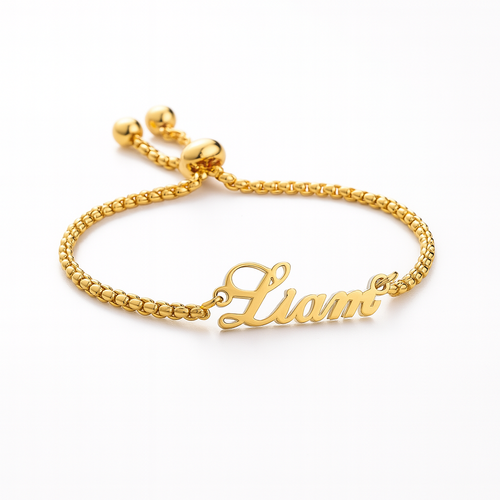 Personalized Heart Chain Design Bracelet
