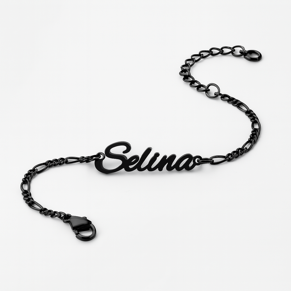 Custom Gold Name Bracelet – Personalized Selina Chain