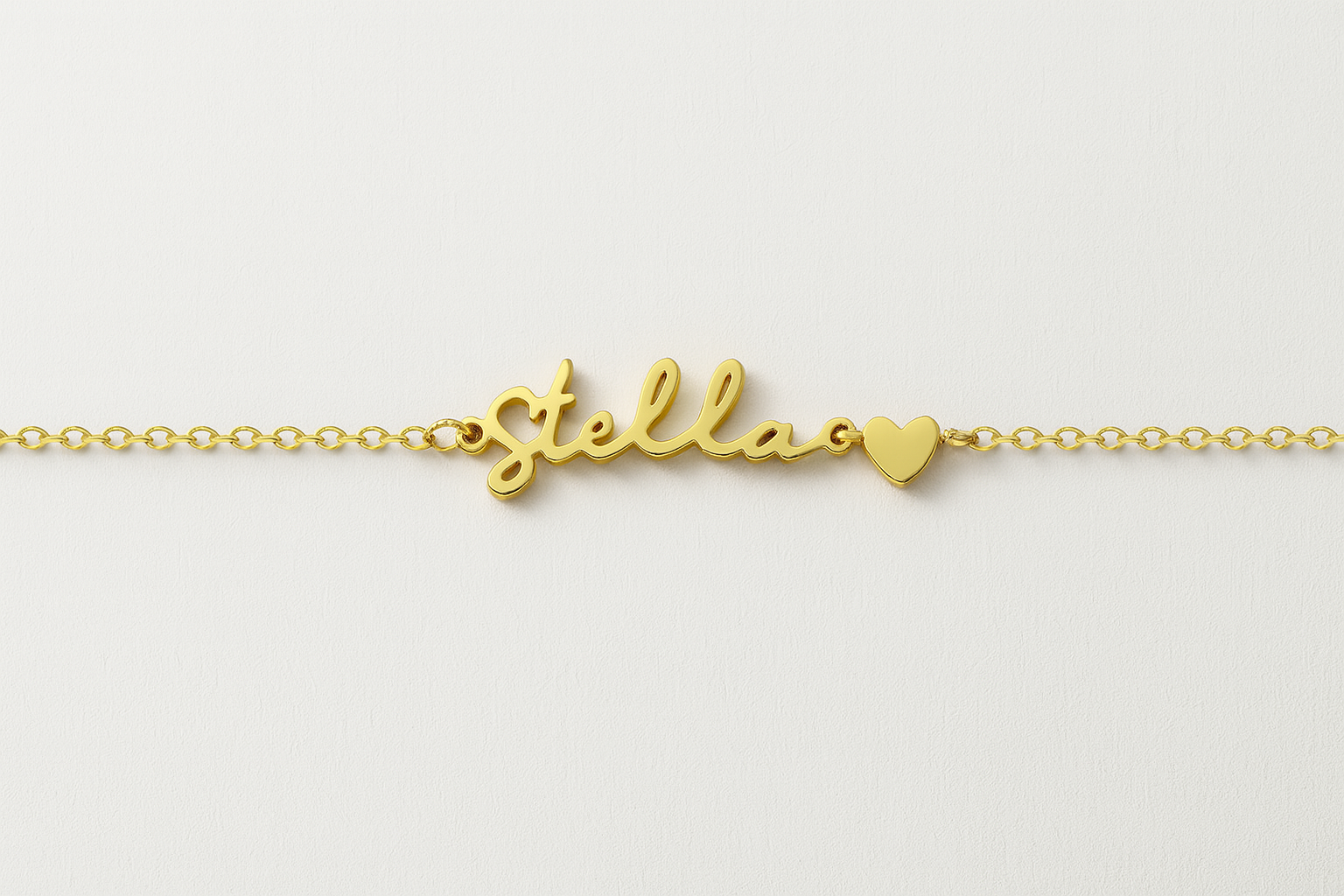 ustom Gold Name Bracelet – Personalized "Stella" Jewelry Gift for Her