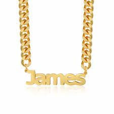 Custom Name Necklace for Men – Bold Silver Curb Chain with Personalized Nameplate Pendant