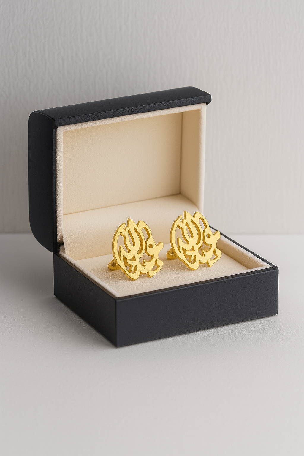 Custom Arabic Name Cufflinks – Personalized Luxury Men's Accessories | Elegant Islamic Gift for Him